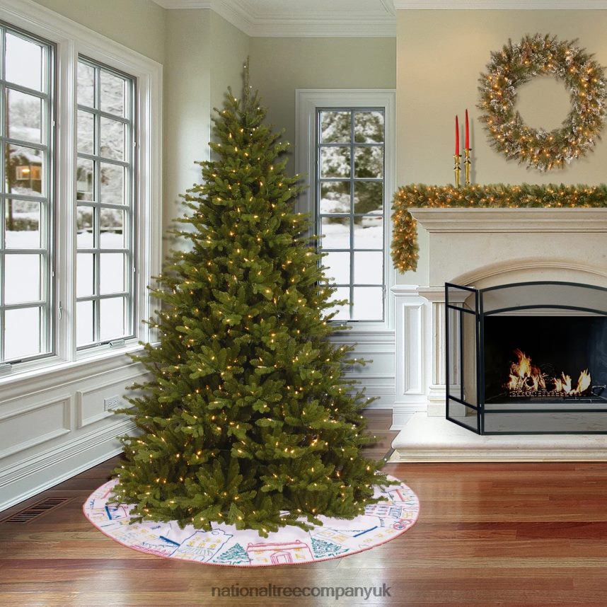 decoration | National Tree Company 52\ HGTV Home Collection Village Scene Tree Skirt F2L4F575